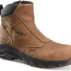Carolina CA5550 Men’s Subframe 6” Lightweight Waterproof Side-Zipper Comp Toe Work Boot - Brown