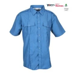 Topps Safety Apparel SH96 Flame Resistant Short Sleeve Public Safety Shirt Nomex IIIA (HRC 1 - 4.6 Cal)