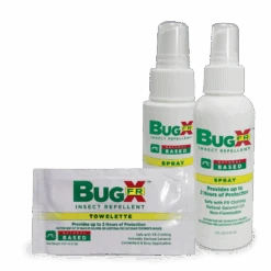 CoreTex Bug X FR Insect Repellent Without Deet - Single Dose Towelettes