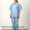 Economy Disposable Shirt For Inmate Transport - Light Blue