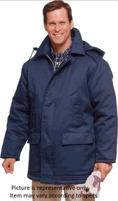 Winter Quilt Lined Parka With Hood