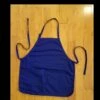 Royal Blue Bib Aprons With Two Patch Pockets (Dozen)