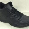 Men's Ankle Height Leather Lace-Up Sneakers