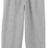 Men's Fleece Sweatpants, Elastic Waist, No Drawstring, No Pockets