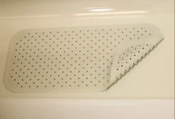 Kartri Rubber Bath Mat - Shower Safety Mat With Suction Backing