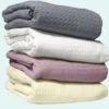 Santa Clara Loom Woven Snag-Free 100% Cotton Thermal Blanket