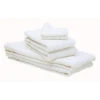 Diamond Crown Collection White 100% Cotton Premium Quality Hospitality Towels And Washcloths With Dobby Border