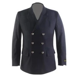 Anchor Uniform 211BLC Men's Double Breasted Class A Dress Coat With Bottom Flaps - Wool Blend (Imported)
