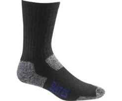 Bates E11917170-001 Utility Crew Socks (2 Pack) - Black
