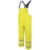 Bulwark BXN6YE Mens FR High Visibility Breathable Rain Bib Overalls (HRC 2 - 8.5 Cal)