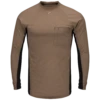 Bulwark MPS8 Men's FR Long Sleeve Base Layer With Concealed Chest Pocket