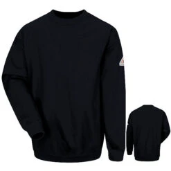 Bulwark SEC2NV Midweight FR Pullover Crewneck Sweatshirt (HRC 2 - 17.0 Cal)