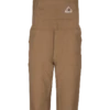 Bulwark BLF6BD Brown Duck Heavyweight Unlined Bib Overall With Leg Zippers (HRC 2 - 16 Cal)