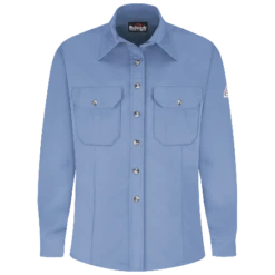 Bulwark SLU3 Women's Midweight FR Dress Uniform Shirt - Excel FR ComforTouch (HRC 2 - 8.6 Cal) -ANCHORTEX SHOP Bulwark FP SLU3LB Womans Shirt