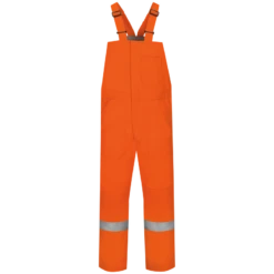 Bulwark BLCSOR Men's Midweight Flame Resistant Deluxe Insulated Bib Overalls With Reflective Trim - Excel FR Comfortouch (HRC 3 - 36 Cal)