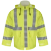 Bulwark JXN4YE FR High Visibility Rain Jacket With Hood (HRC 2 - ATPV 24 Cal - EBT 28 Cal)