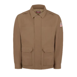 Bulwark JLB6BD Brown Duck Lined Bomber Jacket (Cat 3 - 35 Cal/cm)