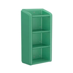 Cortech 7111 Endurance 4-Shelf Wall Mount Open Storage Unit -ANCHORTEX SHOP Cortech Endurance 4 Shelf Unit 7111GN green