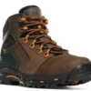 Danner 13860 Vicious 4.5" Work Boots With Composite Safety Toe - Brown-Orange