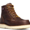 Danner 15563 Bull Run 6" Work Boots With Moc Toe - Brown