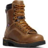 Danner 17317 Quarry USA 8" Work Boots With Alloy Safety Toe - Distressed Brown