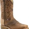 Double-H DH3567 Dwight 11" Wide Square Toe I.C.E.-Sole Steel Toe Roper Work Boot - Brown