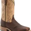 Double-H DH4305 Graham 11" Bison Wide Square Toe I.C.E.-Sole Soft-Toe Roper Work Boot - Brown