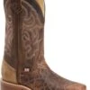 Double-H DH4645 Harshaw 12" Wide Square Toe I.C.E.-Sole Roper Work Boot - Brown