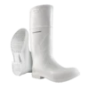Dunlop 81011 White PVC Majesty Men's 16" Plain Toe Boots With Steel Shank - White