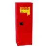 Eagle 1923X Manual Closure Space Saver Flammable Liquid Storage Cabinet - 24 Gallon