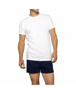 Fruit Of The Loom 2828 Men's White Crewneck T-Shirt, 3-pack