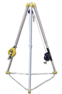French Creek S50G-M7 Confined Space Rescue System With Tripod, Rescue Lifeline & Winch