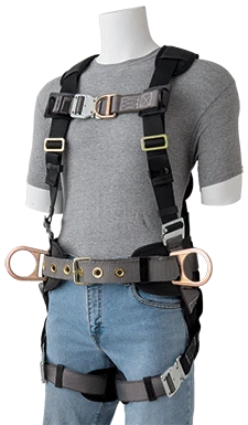 Gemtor 3000/3010 AirFlo Padded Wind/Energy/Construction Climbing Harness With Front D-Ring