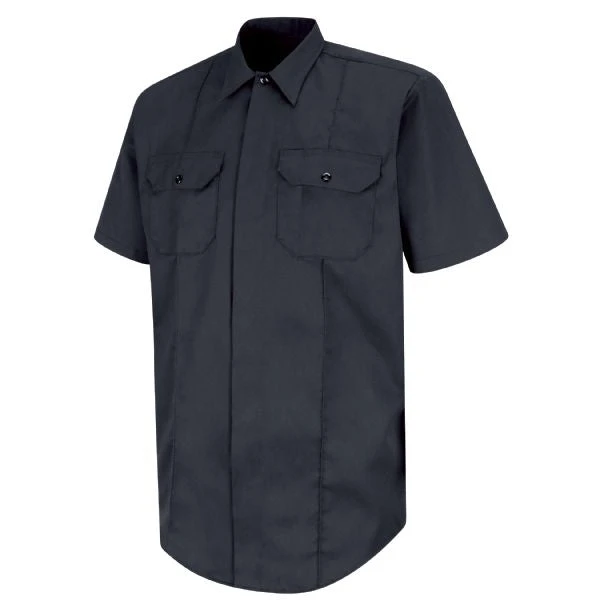 Horace Small HS1430 New Dimension Mens Concealed Button Front Short Sleeve Shirt 1 Horace Small HS1430 New Dimension Mens Concealed Button Front Short Sleeve Shirt