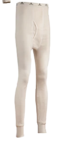 Indera Mills 890DR Expedition Weight Cotton Raschel Knit Long John Thermal Drawers