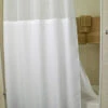 Kartri HANG2IT Duo Poly Shower Curtain With Light Window And Snap Liner