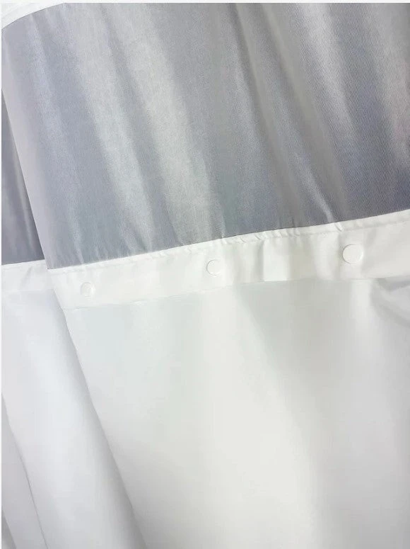 Kartri HANG2IT Empire Waffle Shower Curtain - White Or Beige 3 Kartri HANG2IT Empire Waffle Shower Curtain - White Or Beige - Image 3