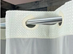 Kartri HANG2IT Empire Waffle Shower Curtain - White Or Beige 27 Kartri HANG2IT Empire Waffle Shower Curtain - White Or Beige -ANCHORTEX SHOP Kartri Hang2it Empire Waffle Shower Curtain beige 2