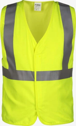 Lakeland V8A0112V Class 2 FR Modacrylic Solid Hi-Vis Vest With Velcro Vlosure (HRC 1 - 5.5 Cal)