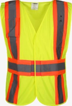 Lakeland VAFOSP2GBVL Premium 5-Way Breakaway FR Treated High Visibility Public Safety Vest