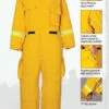 Lakeland WLSCVI26 Flame Resistant Wildland Firefighting Coveralls- FR Indura
