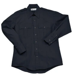 Liberty Uniform 761M Men's Long Sleeve 100% Poly Police/Guard Shirt -ANCHORTEX SHOP LibertyUniform 761MNV