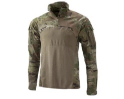 Massif MCMS00032 Flame Resistant Advanced Quarter Zip Combat Shirt -ANCHORTEX SHOP Massif MCMS00032 Advanced Quarter Zip Combat Shirt FR OCP Front