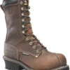 Matterhorn MT2510 ARC Men’s 10” Waterproof Comp Toe Puncture Resisting Logger Work Boot - Brown