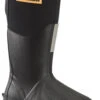 Matterhorn MT203 Mud Jumper Mens 15" Puncture-Resisting Rubber Boot W/ Steel Toe & Internal Metguard - Adjustable Quarter Opening - Black