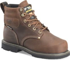 Matterhorn MT2520 Men's INT LO 6” Waterproof Steel Toe Work Boot With Internal MetGuard - Brown