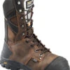 Matterhorn MT2570 Men's Mainstay 10" WP Work Boots With Safety Toe & Internal Metguard - Brown