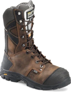 Matterhorn MT2570 Men's Mainstay 10" WP Work Boots With Safety Toe & Internal Metguard - Brown