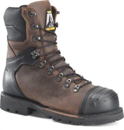 Matterhorn MT2573 Men's ELICIT 8" Waterproof Carbon Comp Toe Lace-to-Toe Work Boot - Brown