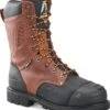 Matterhorn MT2575 Men's NICKEL 12" WP Carbon Comp Toe Work Boot W/ Internal Metguard - Brown